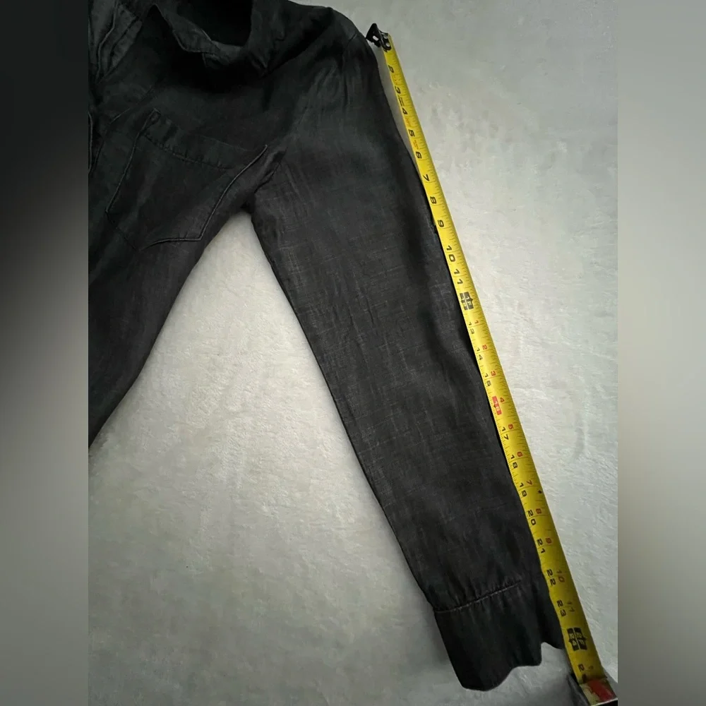 Cloth & Stone Charcoal Black Pull Over Shirt, Size M - Picture 11 of 15